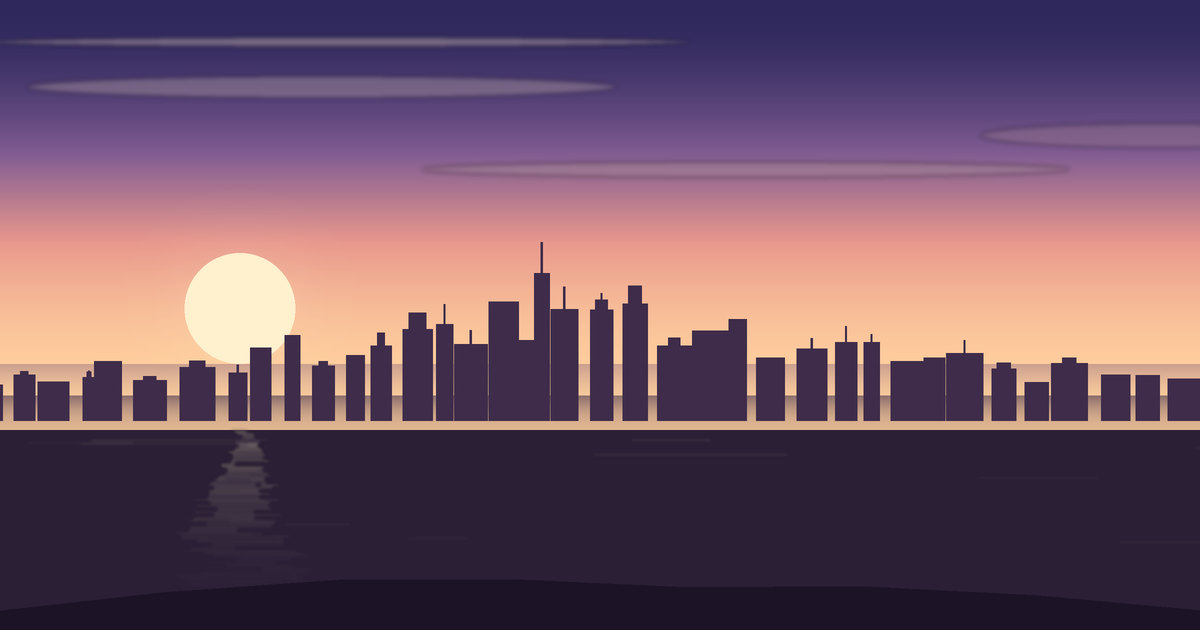 Vista ilustrada de Amsterdam
