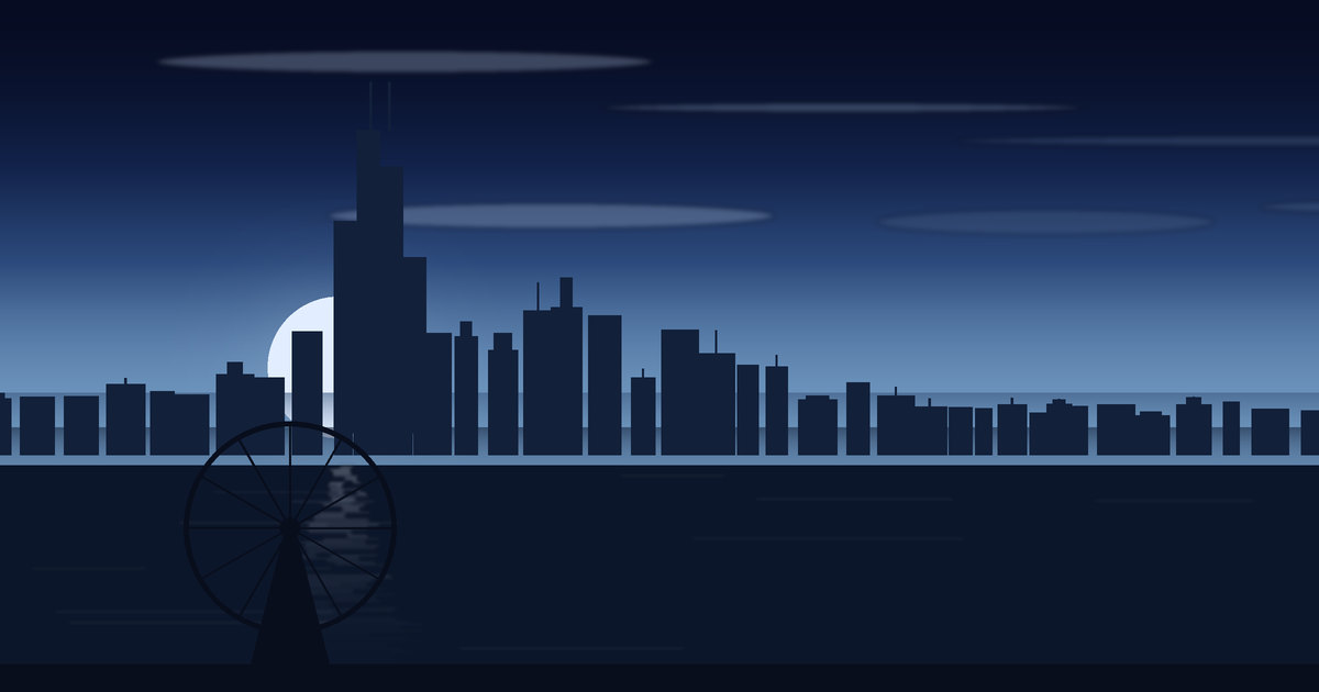 Chicago的插画景观