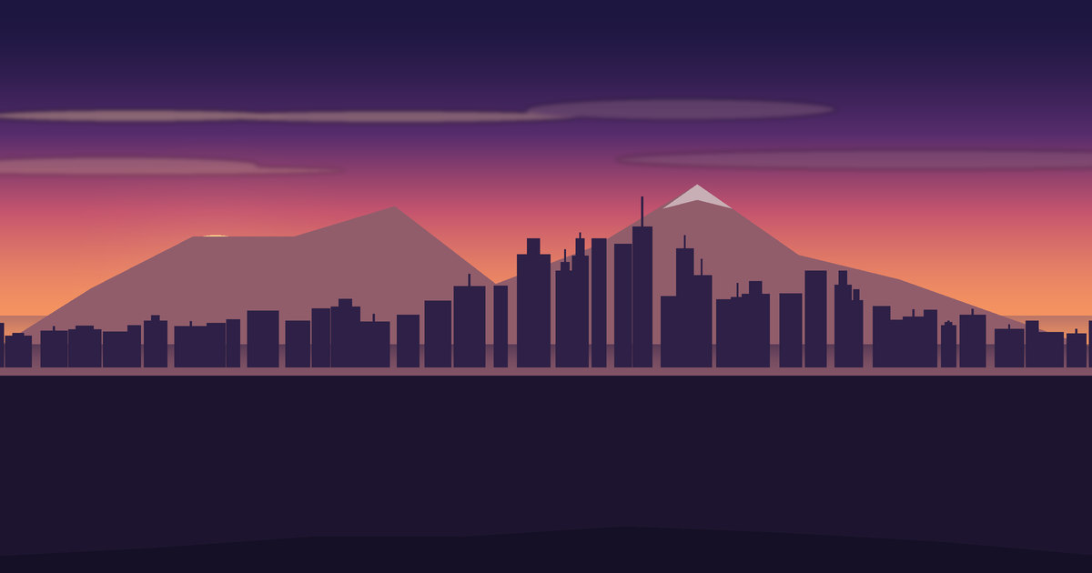 Christchurch的插画景观