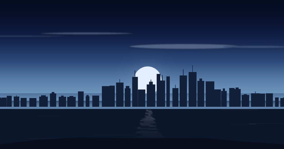 Illustrierte Ansicht von Detroit