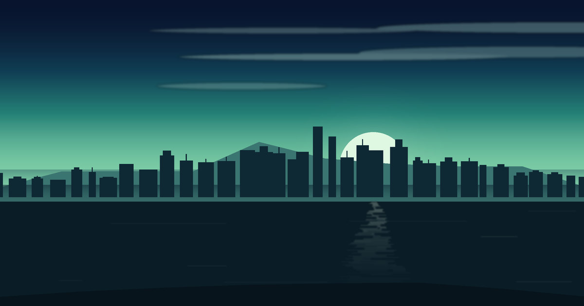 Vista ilustrada de Frankfurt