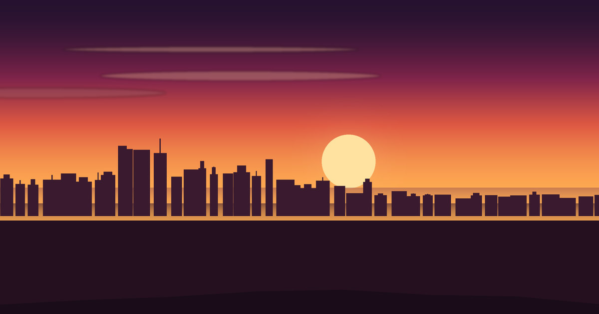 Illustrierte Ansicht von Houston