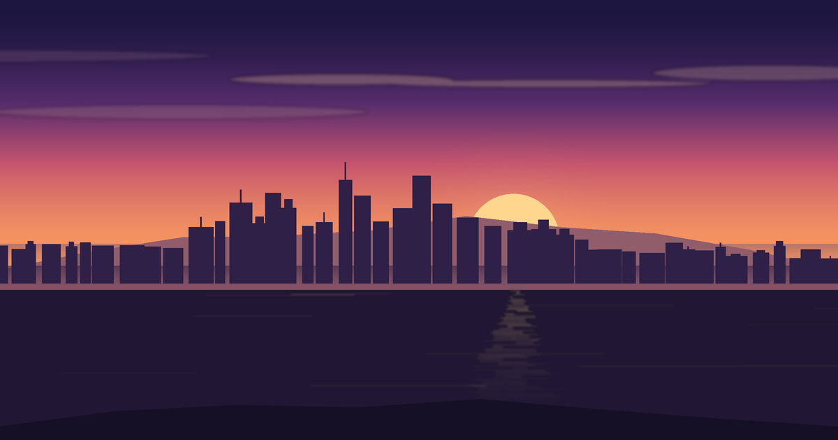 Vista ilustrada de Jacksonville