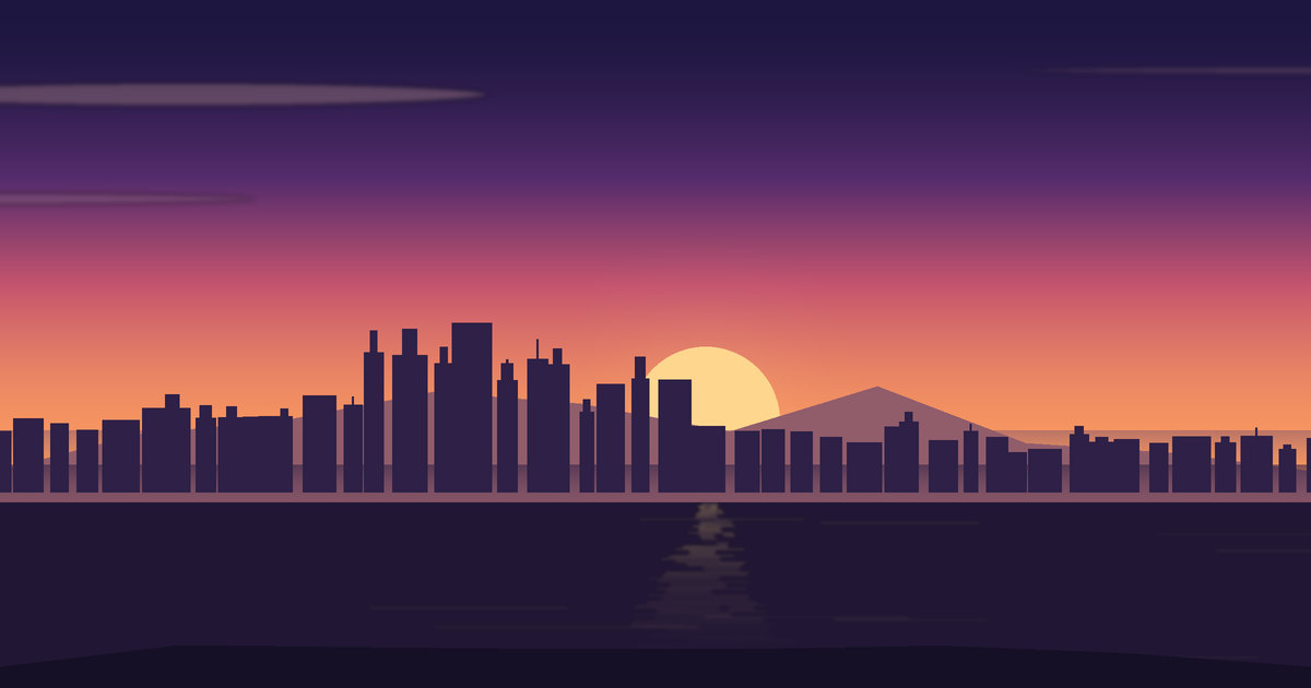 Kansas Cityのイラスト風景