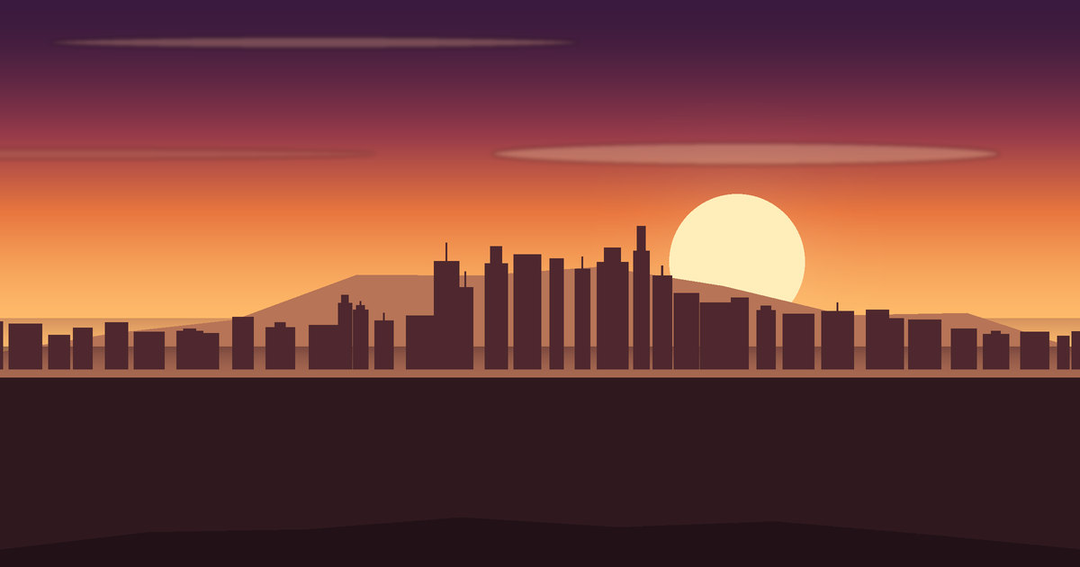 Vista ilustrada de Madrid
