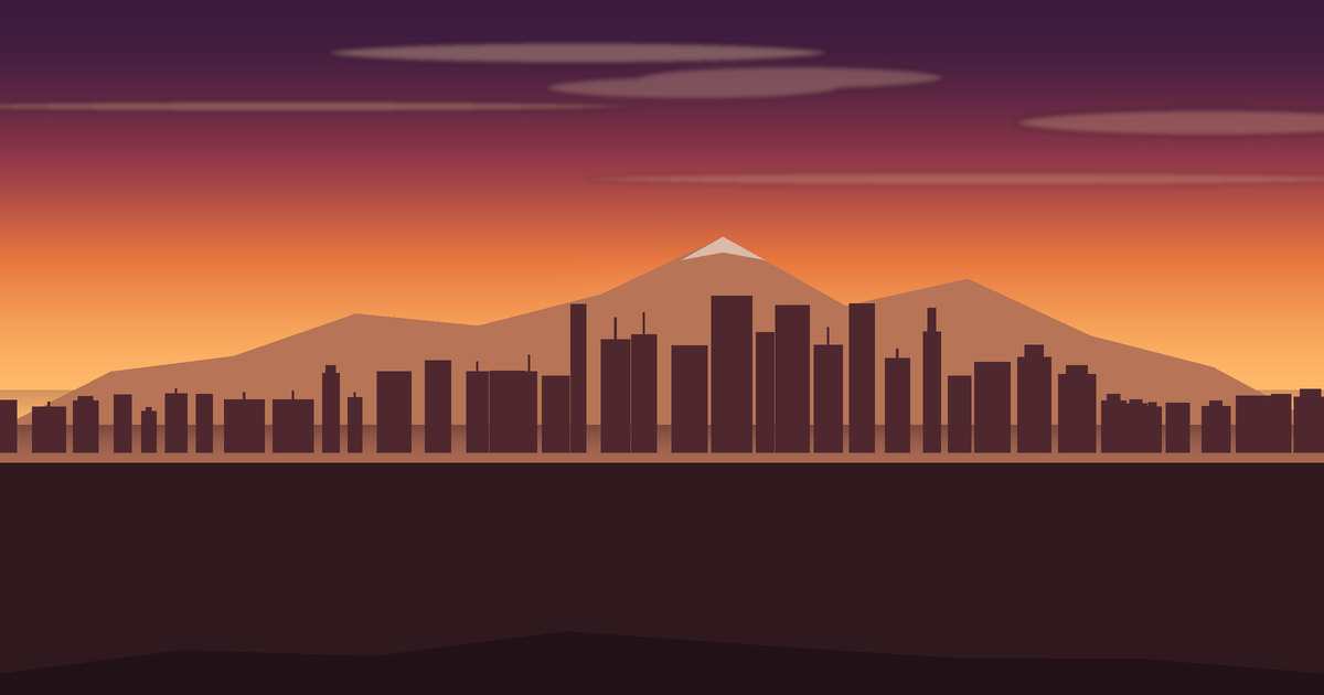 Mexico City的插画景观