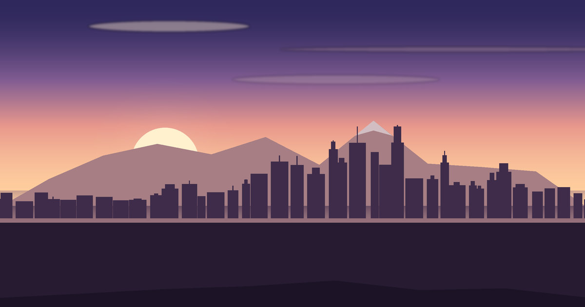 Illustrierte Ansicht von Salt Lake City